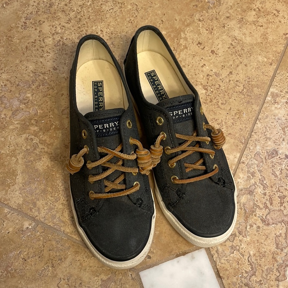 Sperry Top Sider Crest Vibe Canvas faded black 5.5
